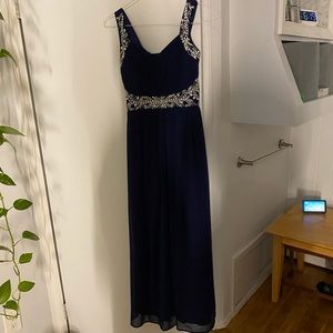 Navy blue fancy dress